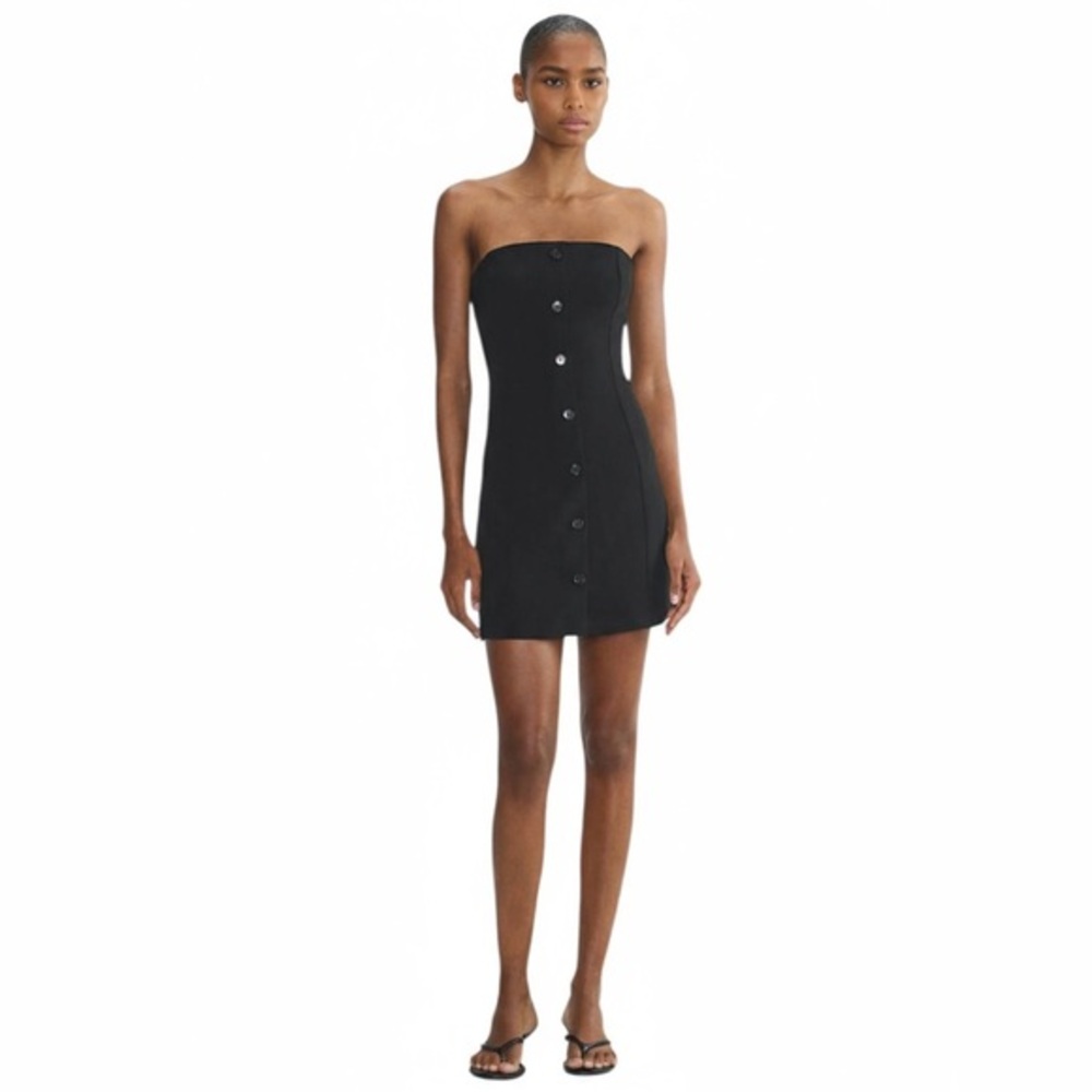 Wilfred Aritzia Rarity Black Strapless Dress NEW Size 6
